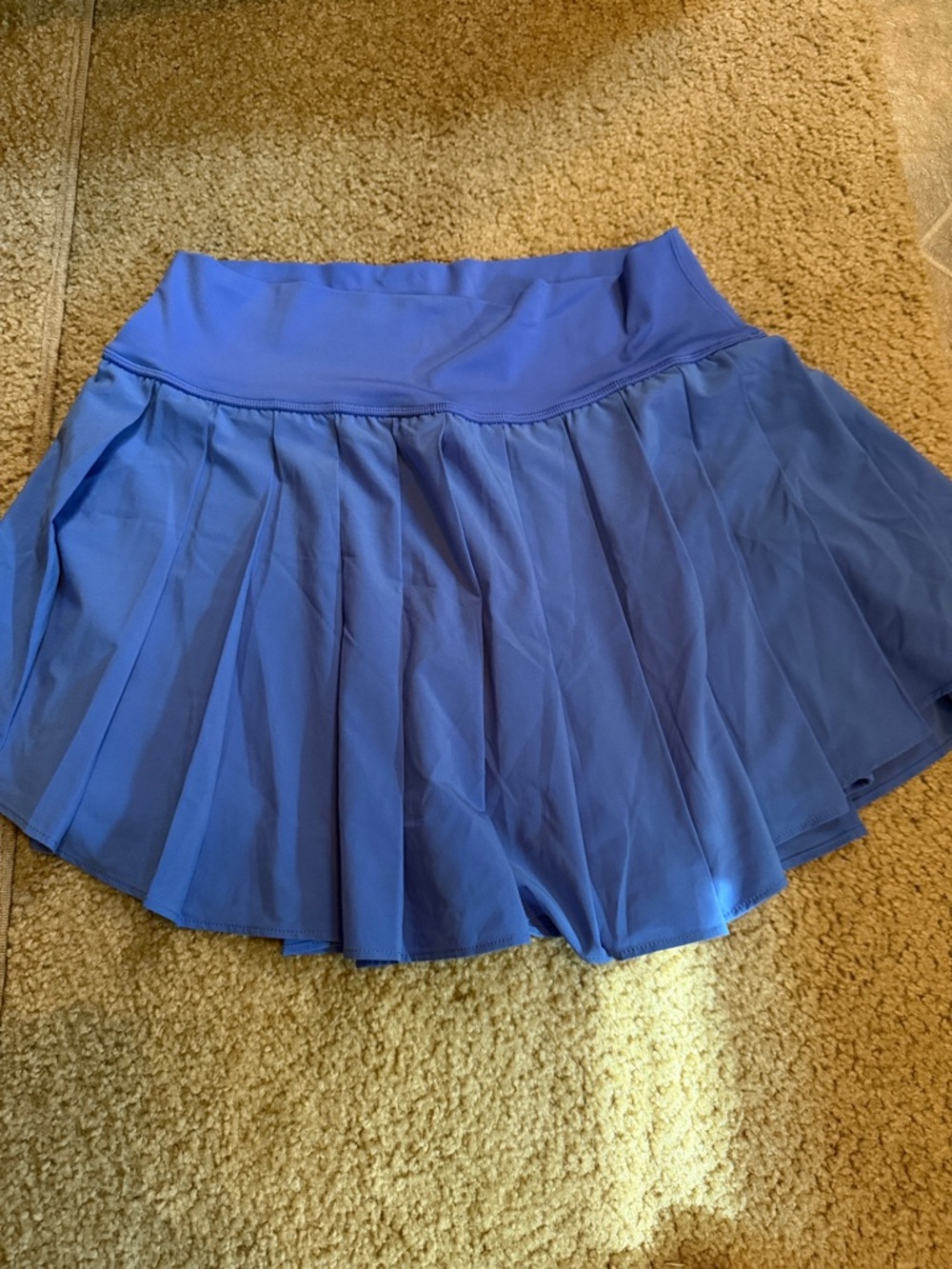 aerie Blue Pleated Skater Tennis Skirt
